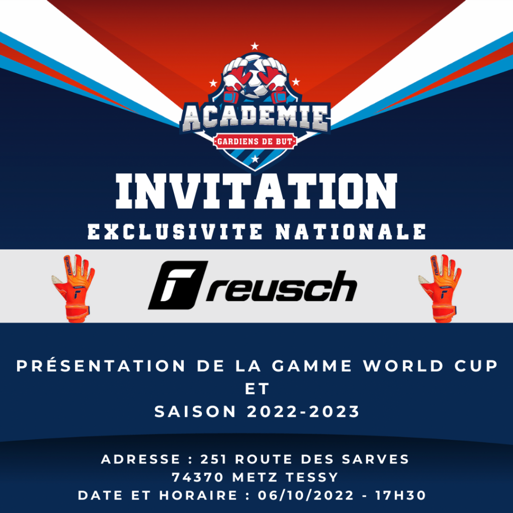 Presentation gamme gant Reusch saison 2022-2023 et World Cup